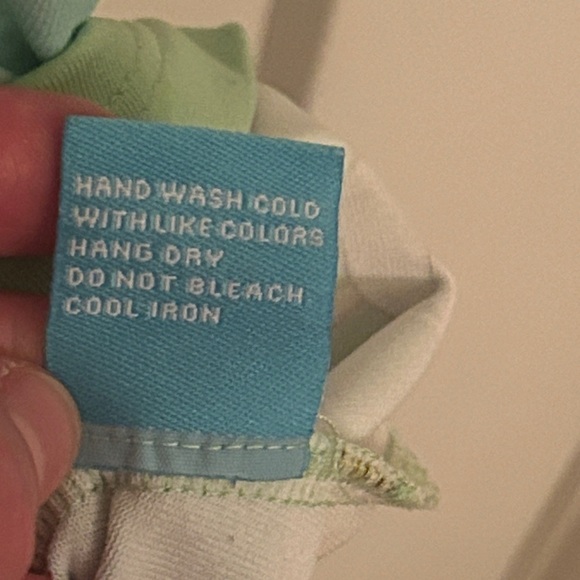 Chic J. McLaughlin Women's Mint Green & Blue Top, size M - Picture 6 of 8